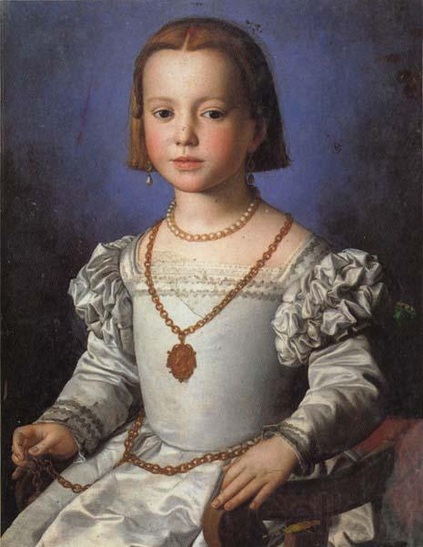 Agnolo Bronzino Portrait of Bia